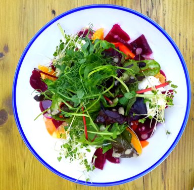 Goat Cheese Beetroot salad