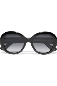 Gucci round frame acetate sunglasses