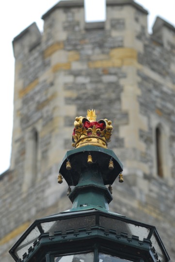 Royal Crown Lamp at Windsor Castle